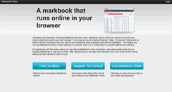 Desktop Screenshot of markbookonline.com