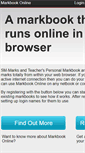 Mobile Screenshot of markbookonline.com